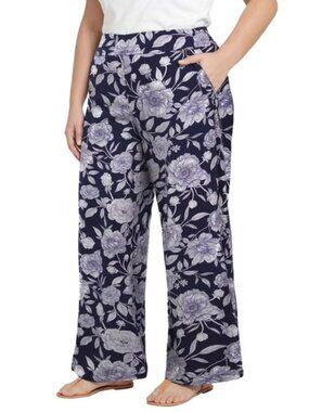 Three Dots Women's Pull-On Elastic Back Waistband Pant